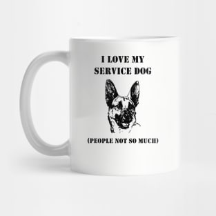 German Shepherd Service Dog Mug